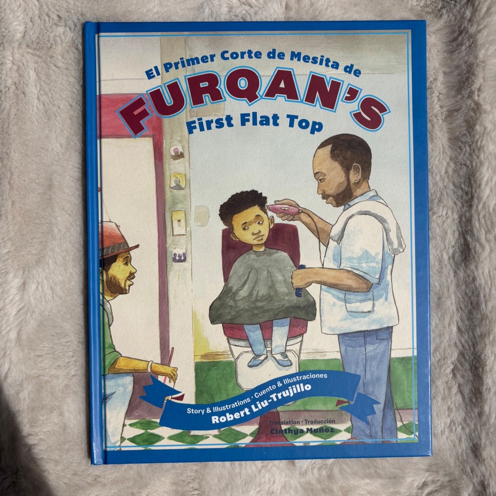 Robert Liu-Trujillo Furqan's First Flat Top Bilingual Kids Book Excellent